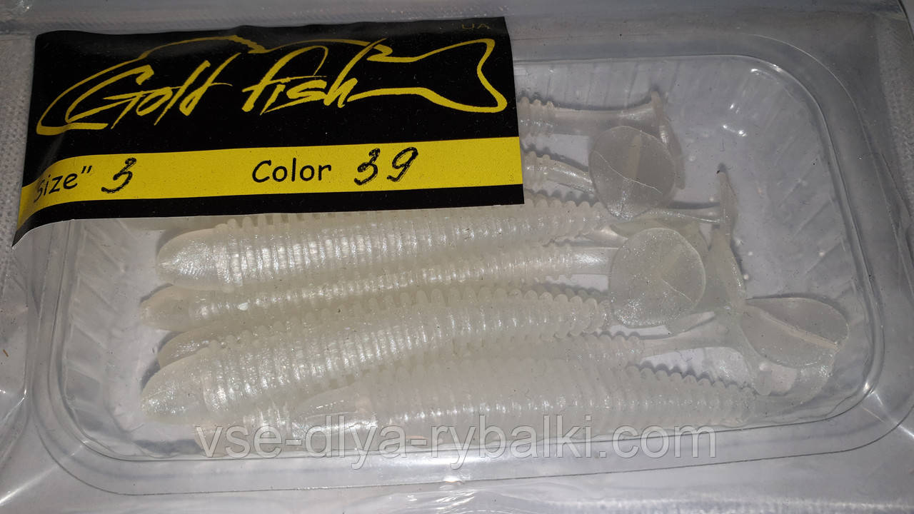 Силікон Ніндзя 3" сьедобный "Gold fish" color 39, фото 1