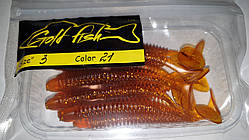 Силікон Ніндзя 3" сьедобный "Gold fish" color 21