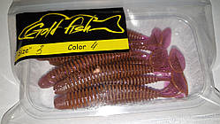 Силікон Ніндзя 3" сьедобный "Gold fish" color 4