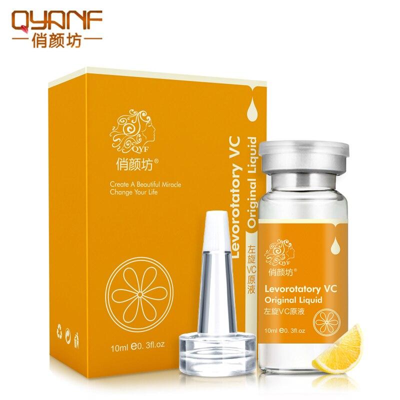 Сыворотка-концентрат с витамином С + гиалуроновая кислота QYANF Levorotatory VC Original Liqud 10ml