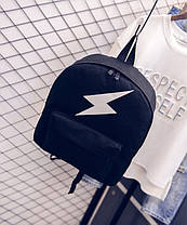 Тканинний рюкзак із принтом блискавки, флеш, фото 4