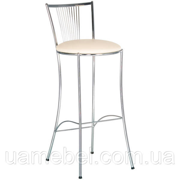 Барний стілець Fosca (Фоска) hocker chrome