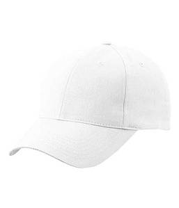 Матова 6 панельна кепка U, MWHT Білий