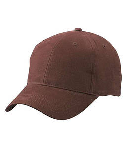 Матова 6 панельна кепка U, MBRO Коричневий