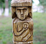 Збручанський ідол- статуетка з дерева, 37 см, фото 2