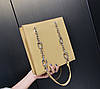Стильна каркасна сумка з ручками-ланцюжками, фото 8