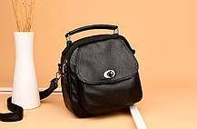 Рюкзак-сумка з тисненням і красивою застібкою, фото 4