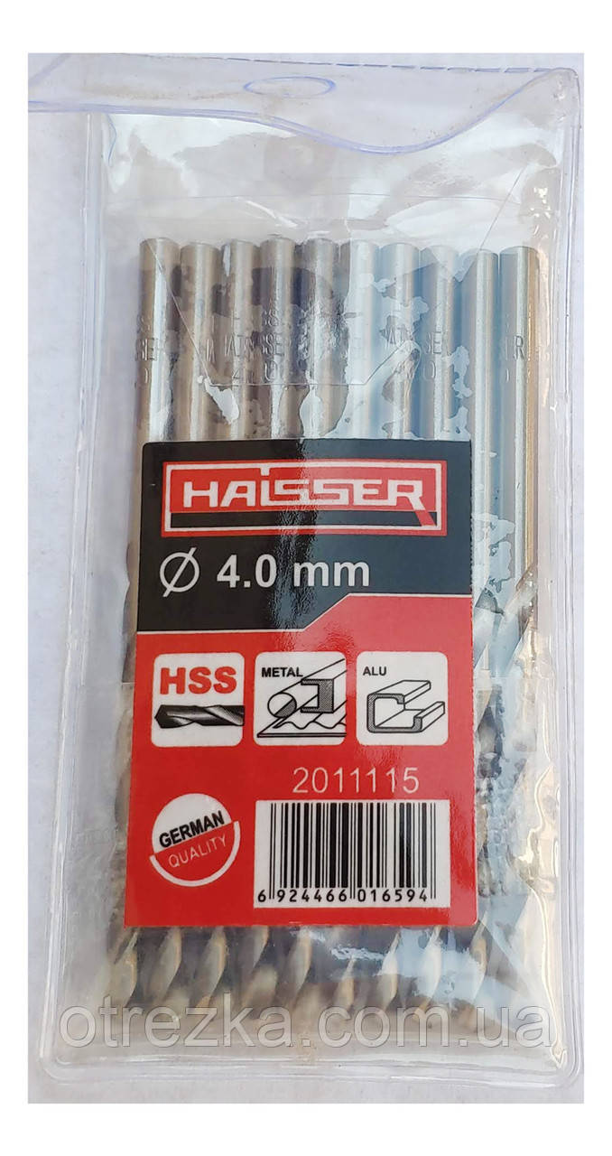 Свердло для металу HAISSER Ø4,2х43х75 мм. ц/х HSS