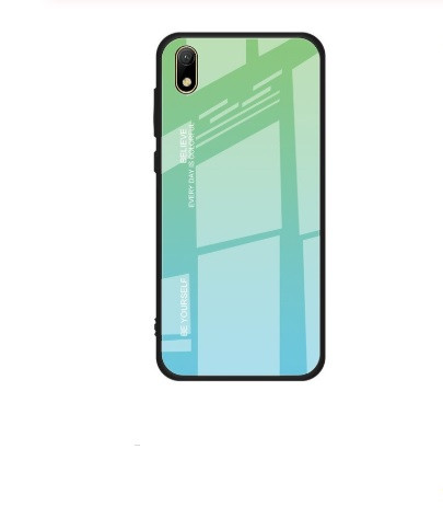 Чохол Gradient для Huawei Y6 2019 Green-blue