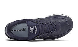 Кросовки шкіряні New Balance чоловічі 574SNU синій, фото 6