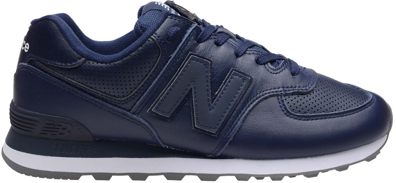 Кросовки шкіряні New Balance чоловічі 574SNU синій