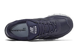 Кросовки шкіряні New Balance чоловічі 574SNU синій, фото 5