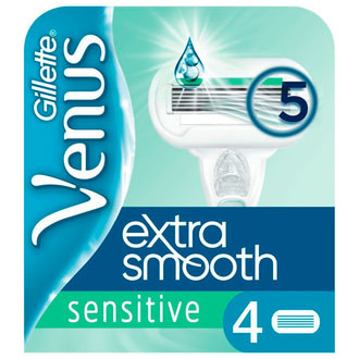 Леза Gillette Venus Extra Smooth Sensitive 4 шт.