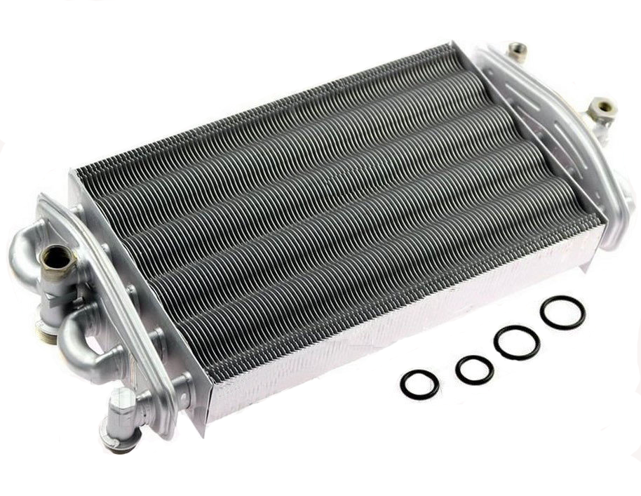 Теплообмінник бітермічний Nova Florida Aries Dual/Fondital Flores Dual CTN-CTFS 24 (6SCAMBIM02) біметал, фото 1