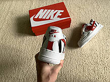 Чоловічі шкіряні кросівки Nike Air Force 1 Low Supreme x Off-White, фото 6