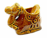Аромалампа керамічна "Верблюд" коричневий 9х10х6 см (32867)