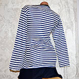 Розмір S (42-44). Синій теплий жіночий комплект для сну, піжамка, одяг для дому, кофта та штани, Туреччина, фото 7