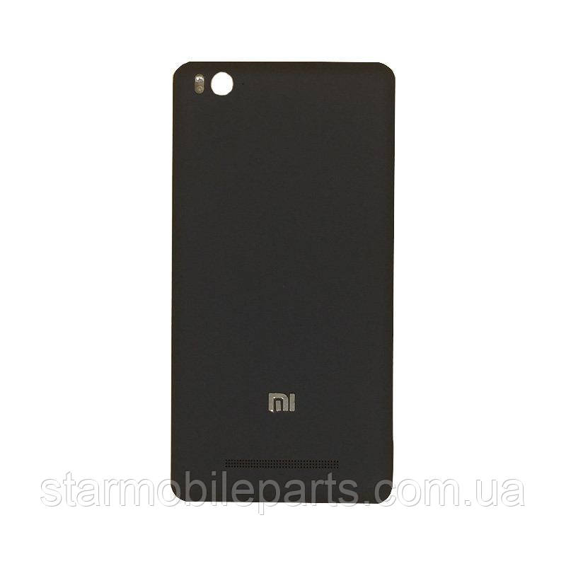 Задня кришка (Задня панель) корпусу для мобільного телефону Xiaomi Mi4i, чорна/black, фото 1