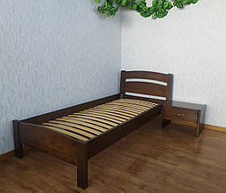 Ліжко односпальне дерев'яне з масиву натурального дерева "Марта" від виробника, фото 3