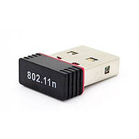 Адаптер USB WiFi n/n MINI (на чипе 7601) 2 dBi 150 Мбит/с Сетевой адаптер b/g/n