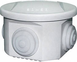 Монтажна коробка E.Next 80x50мм IP65 для силових та слабострумових мереж, фото 1