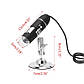 Електронний мікроскоп USB 1600 крат на підставці, фото 2