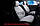 Накидки на сидіння CarFashion Moдель: MONACO FRONT чорний, чорний — жовтогарячий, жовтогарячий (21818), фото 7