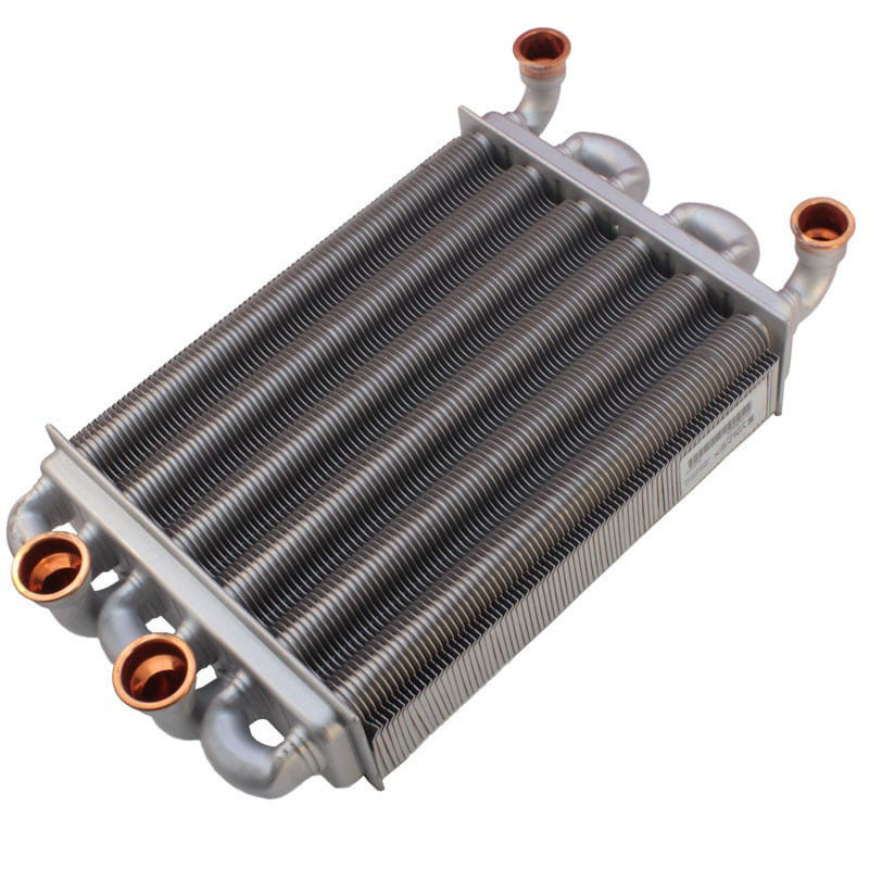 Теплообмінник бітермічний Ariston Egis/AS 24 FF, Immergas, Biasi, Unical (1.024398/65106300/BI1592100)