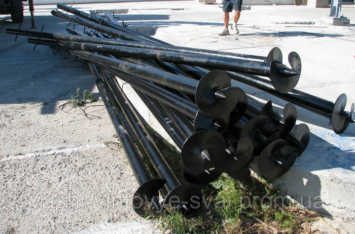 Купить Винтовые сваи для фундамента с литым наконечником, цена 680 грн ...