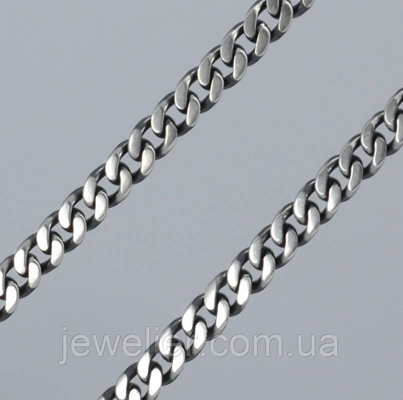 Ланцюжок срібний "Панцир" 5 мм, 55 см
