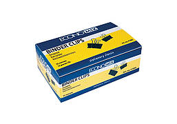 Біндери Economix 25 мм 12 шт чорні