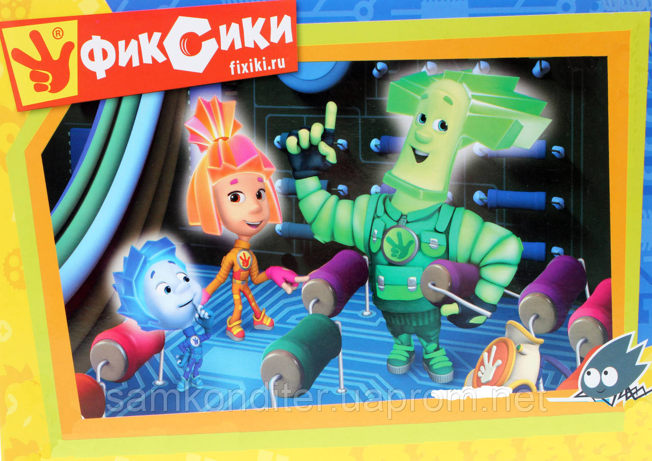 Картинка вафельна А4 "Фиксики"