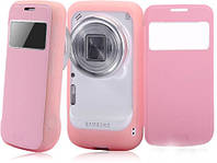 Чехол книжка для смартфона SM-C1010 Samsung Galaxy S4 zoom розовый BASEUS