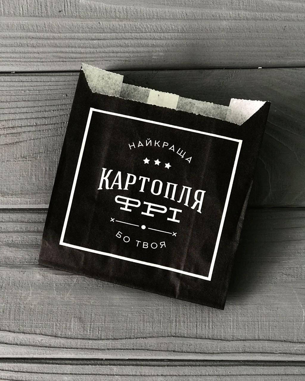 

Упаковка для картофеля фри средняя (100 - 150г) 120Ф, Белый