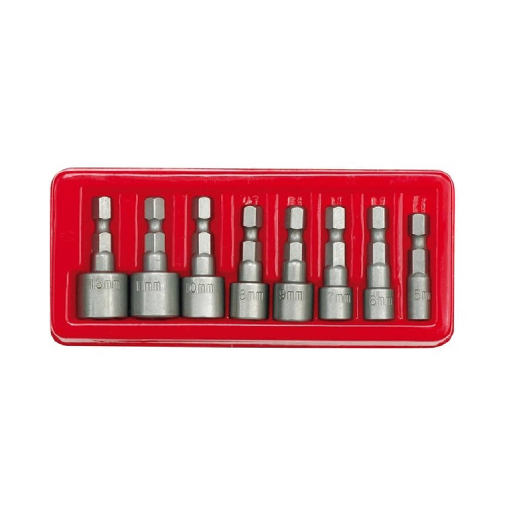 

Набор(Комплект)Бит VOREL, торцевые с квадр.1 / 4 "5-13мм Набор 8 шт.