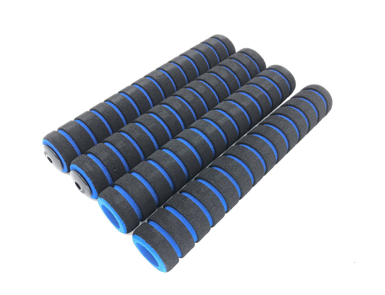 

Грипсы поролоновые длинные (синие) Тайвань (4 шт)