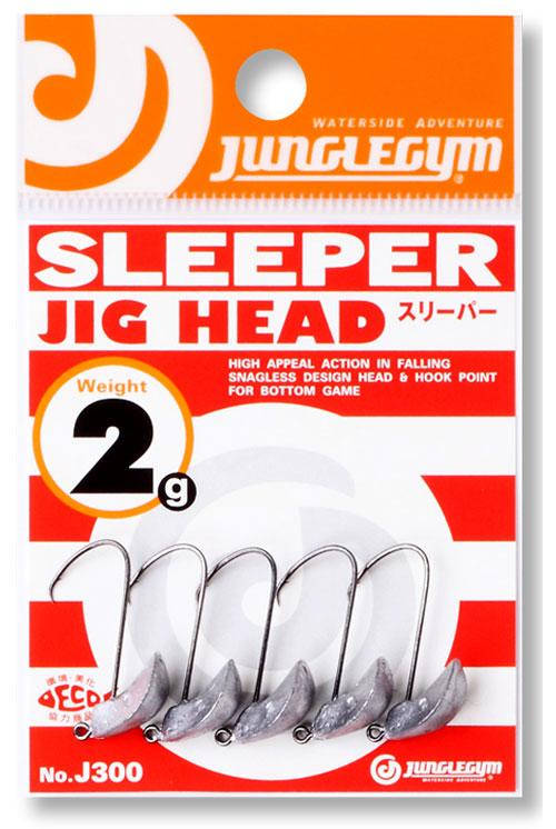 

Джиг-головка JungleGym J300 Sleeper 1.5г(5шт)NEW