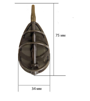 

Кормушка АЙ ПОДСЕКАЙ "МЕТОД - ФЛЕТ" под бойл 50 грамм