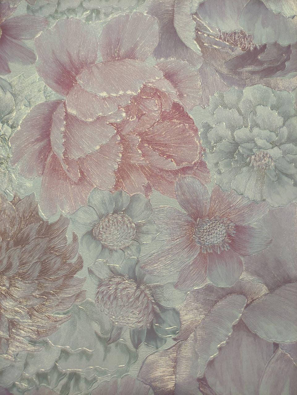 

Обои с цветами, Розовые обои для зала LS Мая ЭШТ3-1201 (1,06х10,05м.), Сиреневый