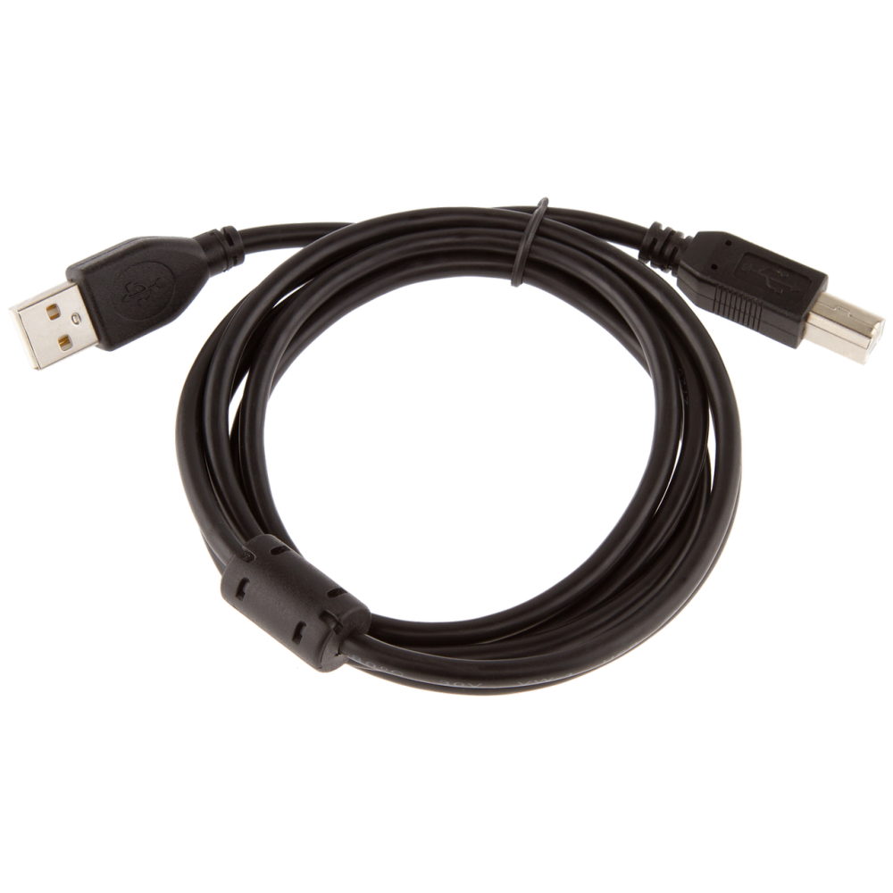 

Кабель USB 2.0 для принтера Dellta AM-BM 1.5 метра (5412), Черный