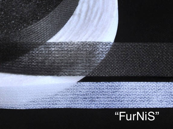 

Долевик клеевой нитепрошивной 15мм/100м (чёрный), Черный