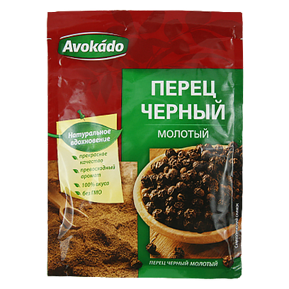 

Приправа Авокадо чорний перець мелений Avokado 20g 25шт/ящ (Код : 00-00005595)