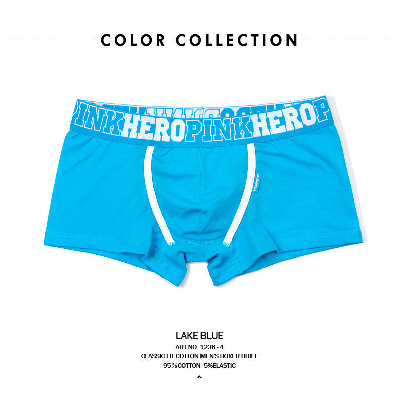 

Мужские трусы боксеры Pink hero (мужские хипсы транки) XXL, Голубой