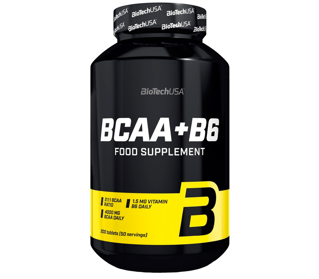 

BCAA + B6 BioTech 200 таблеток