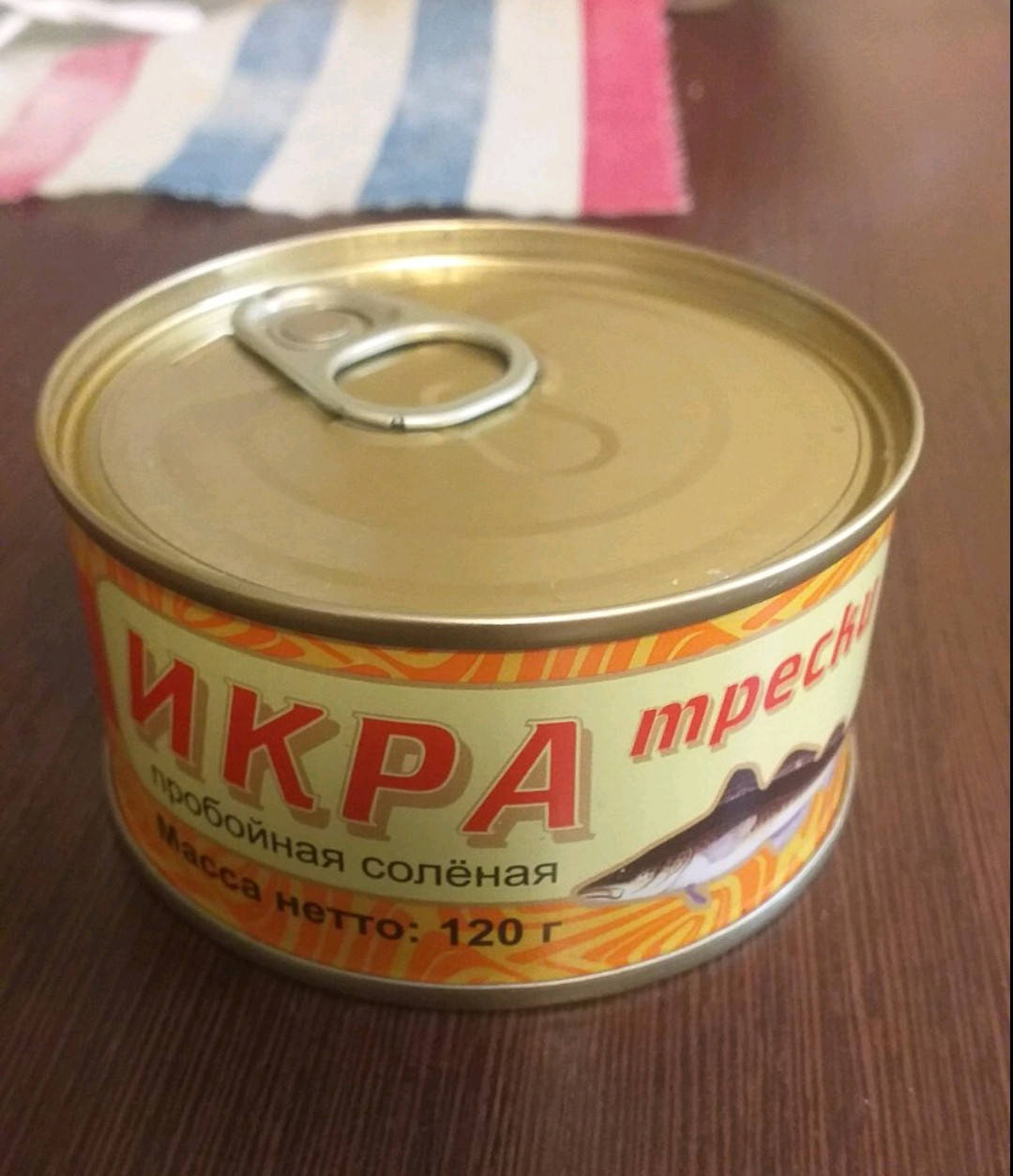 

Икра трески 120г