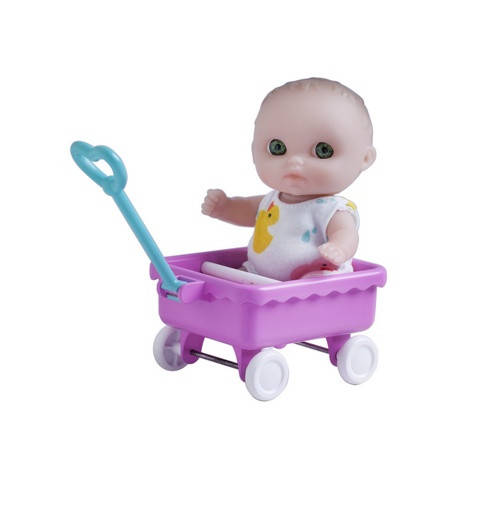 

Пупс-малыш JC Toys с тележкой, 13 см (JC16912-2)