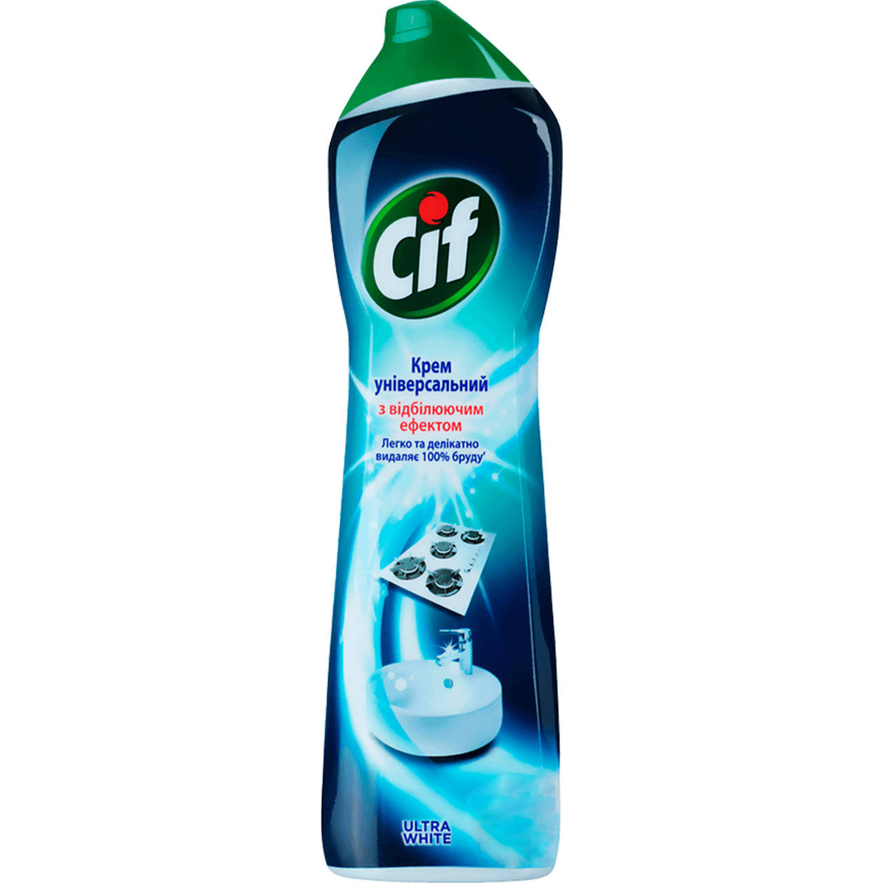 

Крем для чистки Cif Сиф с отбеливающим эффектом Ultra White 500 мл