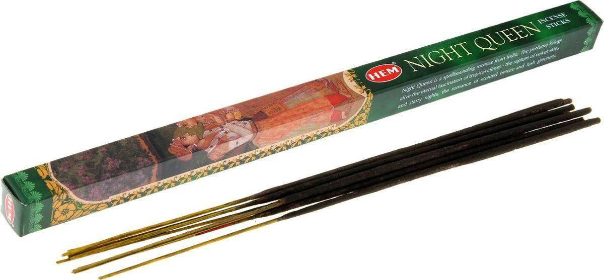 

Благовония, угольные аромапалочки Night Queen (Ночная королева, Hem)квадрат