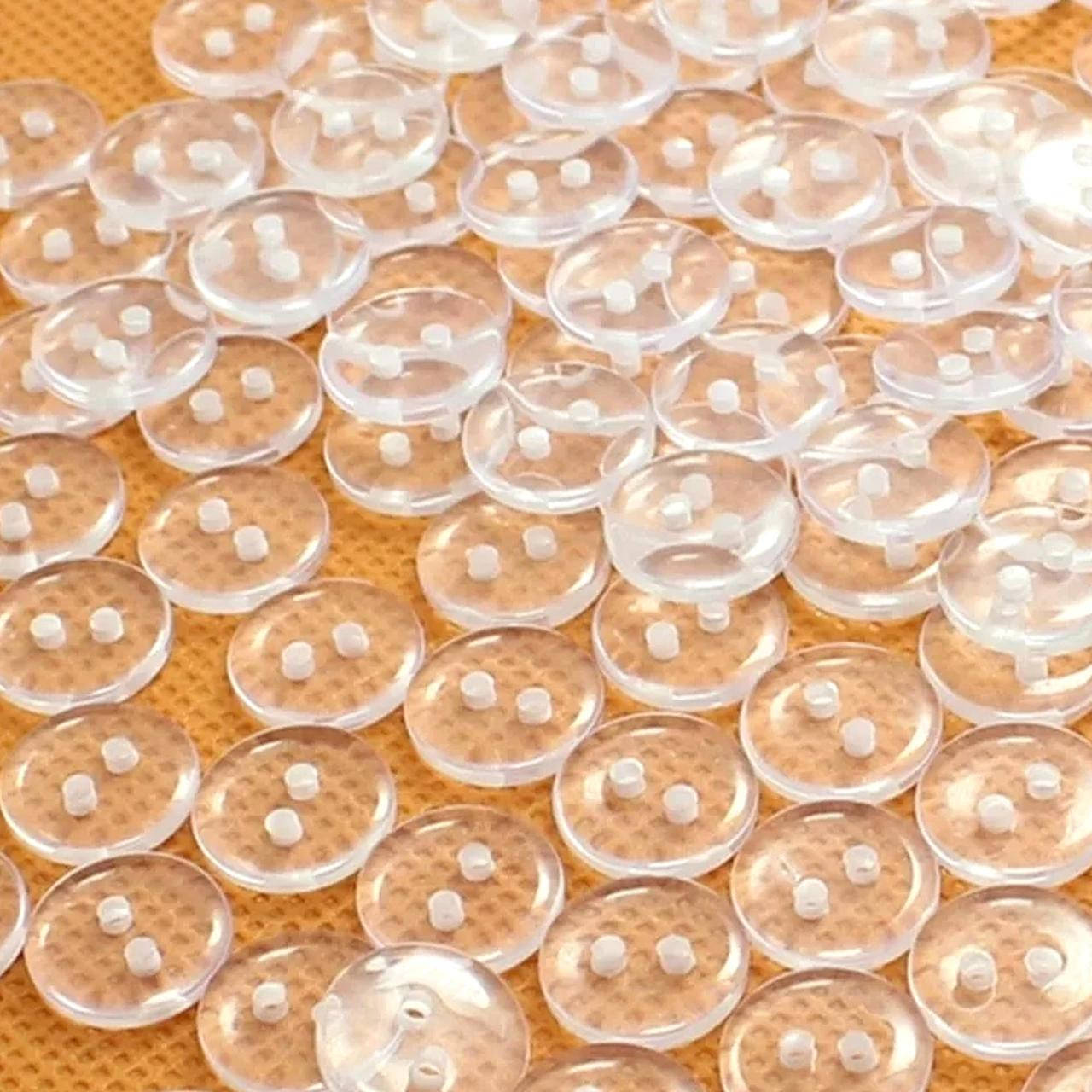 

Пуговицы прозрачные 9мм