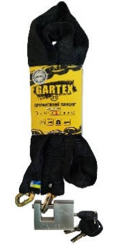 

Протиугінний гартований ланцюг Gartex Z1-1000-003 6мм, 1000мм